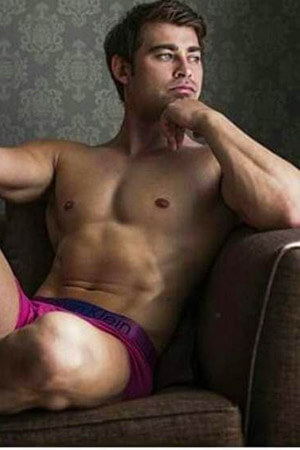 hens party male stripper with good body and only wearing undies in auckland's herne bay