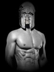 male stripper wearing a knights helmet in auckland